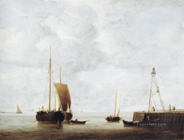  Willem Pintura - Marino de Hoeker Willem van de Velde el Joven